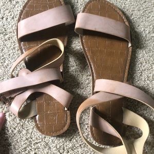 Tan Strappy Sandals